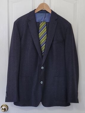 Paul Betenly Navy Sport Coat Blazer